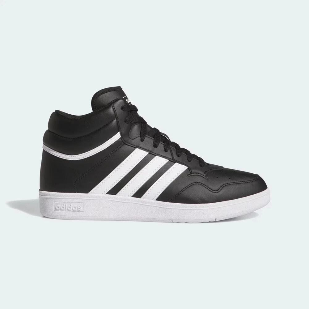 Adidas Hoops 4.0 Mid Core Black Cloud White Basketball Shoes JQ9994 Men Size 7.5 - Picture 1 of 5